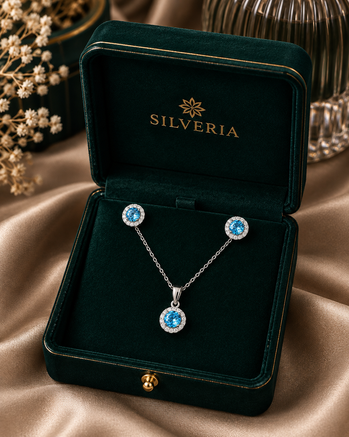 Set Plavi cirkon