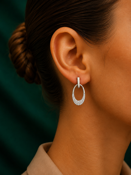 Naušnice Oval Elegance