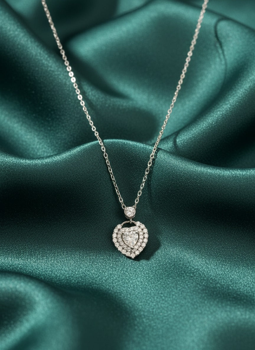 Lančić cirkon srce